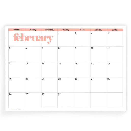 2024 A2 Monthly Planner Calendar