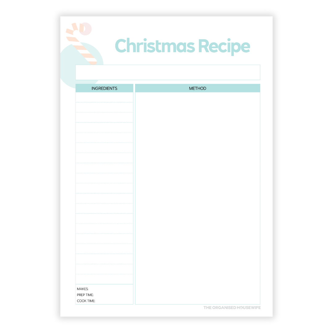 2025 Christmas Planner