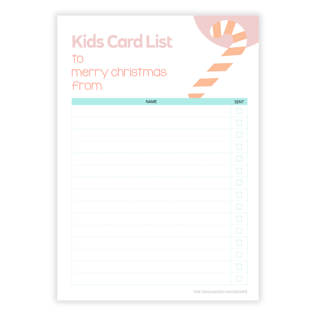 2025 Christmas Planner