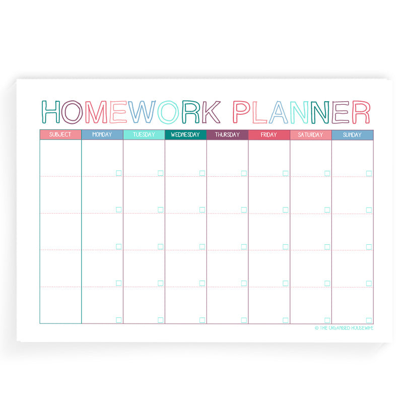 Homework Planner