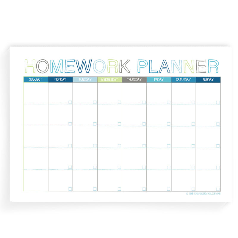 Homework Planner