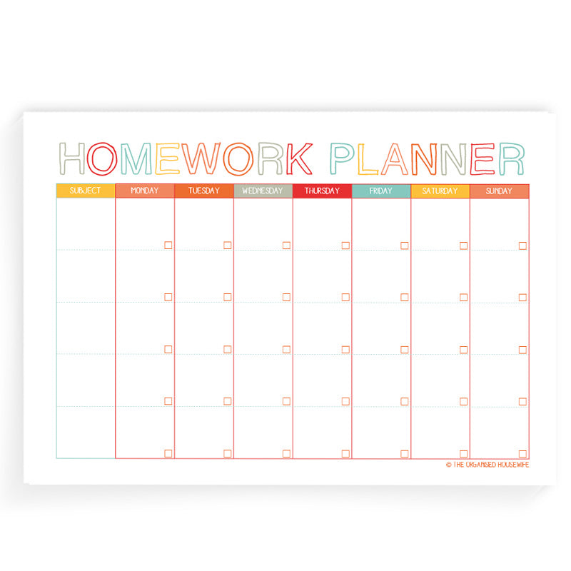 Homework Planner