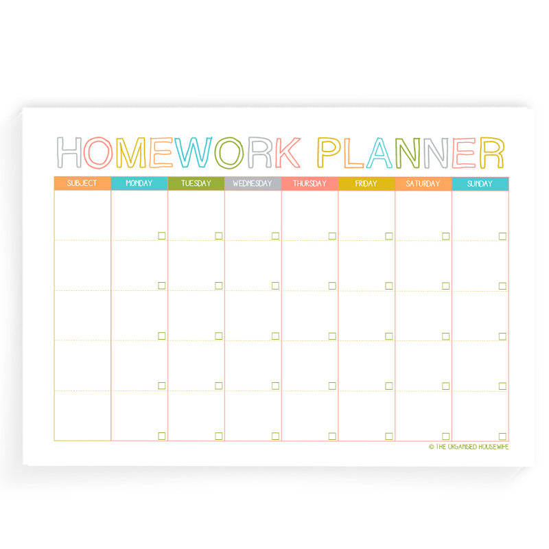 Homework Planner