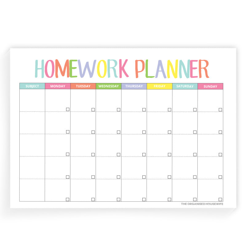 Homework Planner