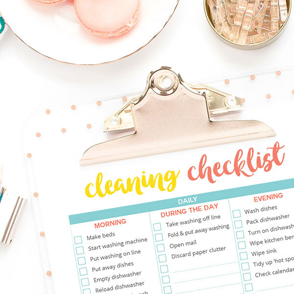 Cleaning Checklist