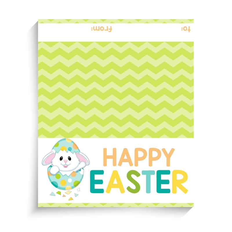 Easter Bag Topper - Happy Easter - Pink or Green