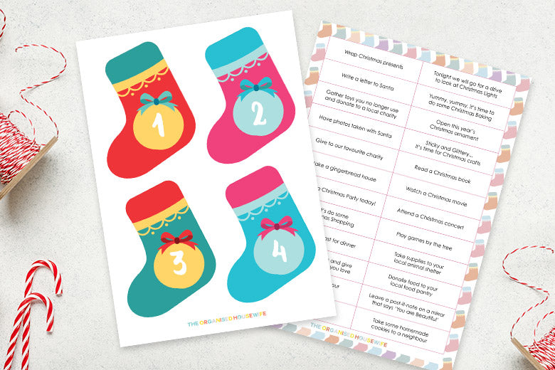 Stocking Advent Calendar Activities