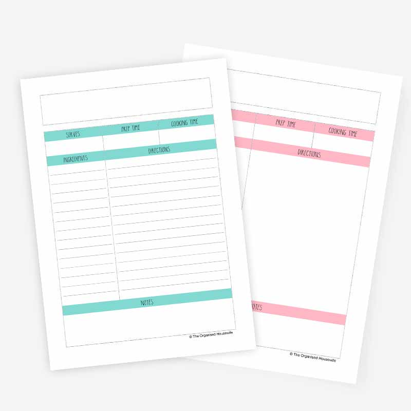 Recipe Organiser