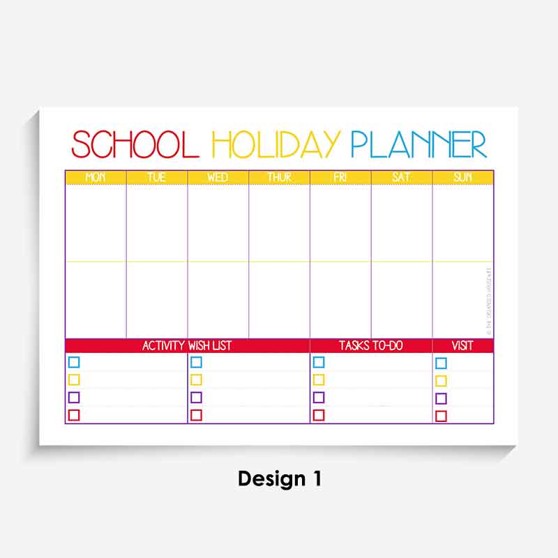 School Holiday Planner