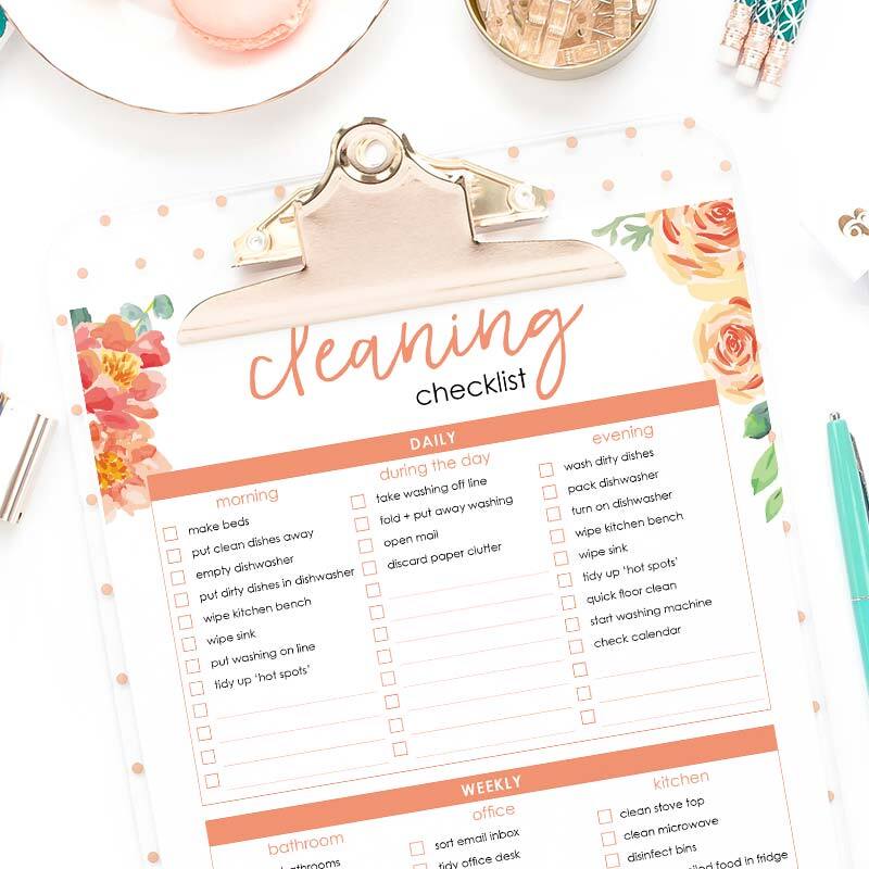 Cleaning Checklist