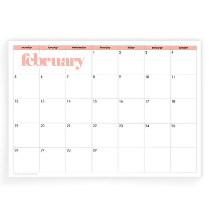 2024 A2 Monthly Planner Calendar