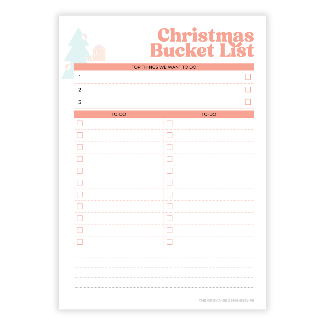 2024 Christmas Planner