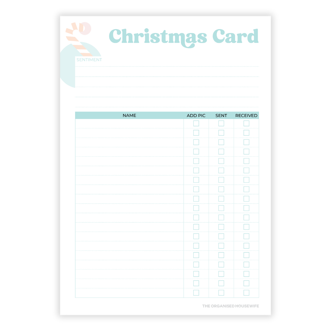 2024 Christmas Planner