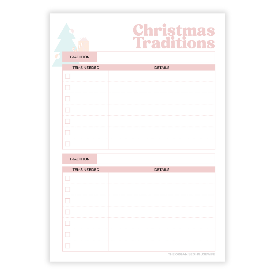 2024 Christmas Planner