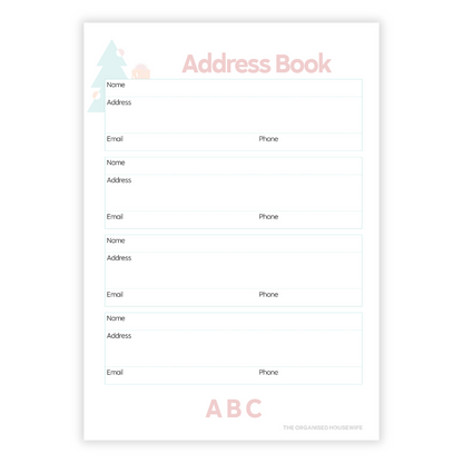 2025 Christmas Planner