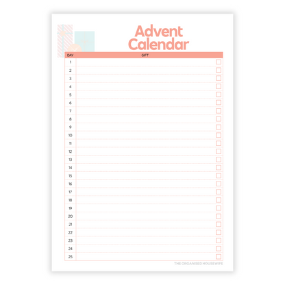 2025 Christmas Planner
