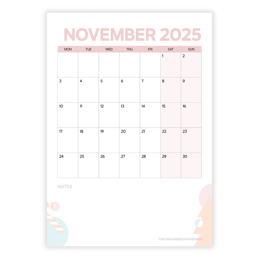 2025 Christmas Planner Calendars
