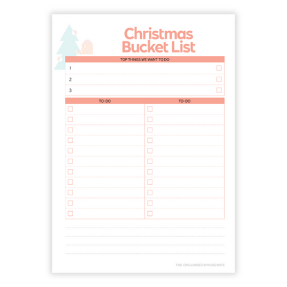 2025 Christmas Planner
