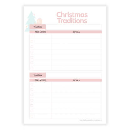2025 Christmas Planner