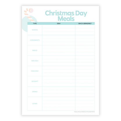 2025 Christmas Planner