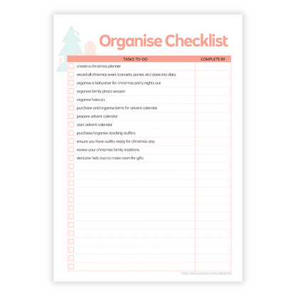 2025 Christmas Planner