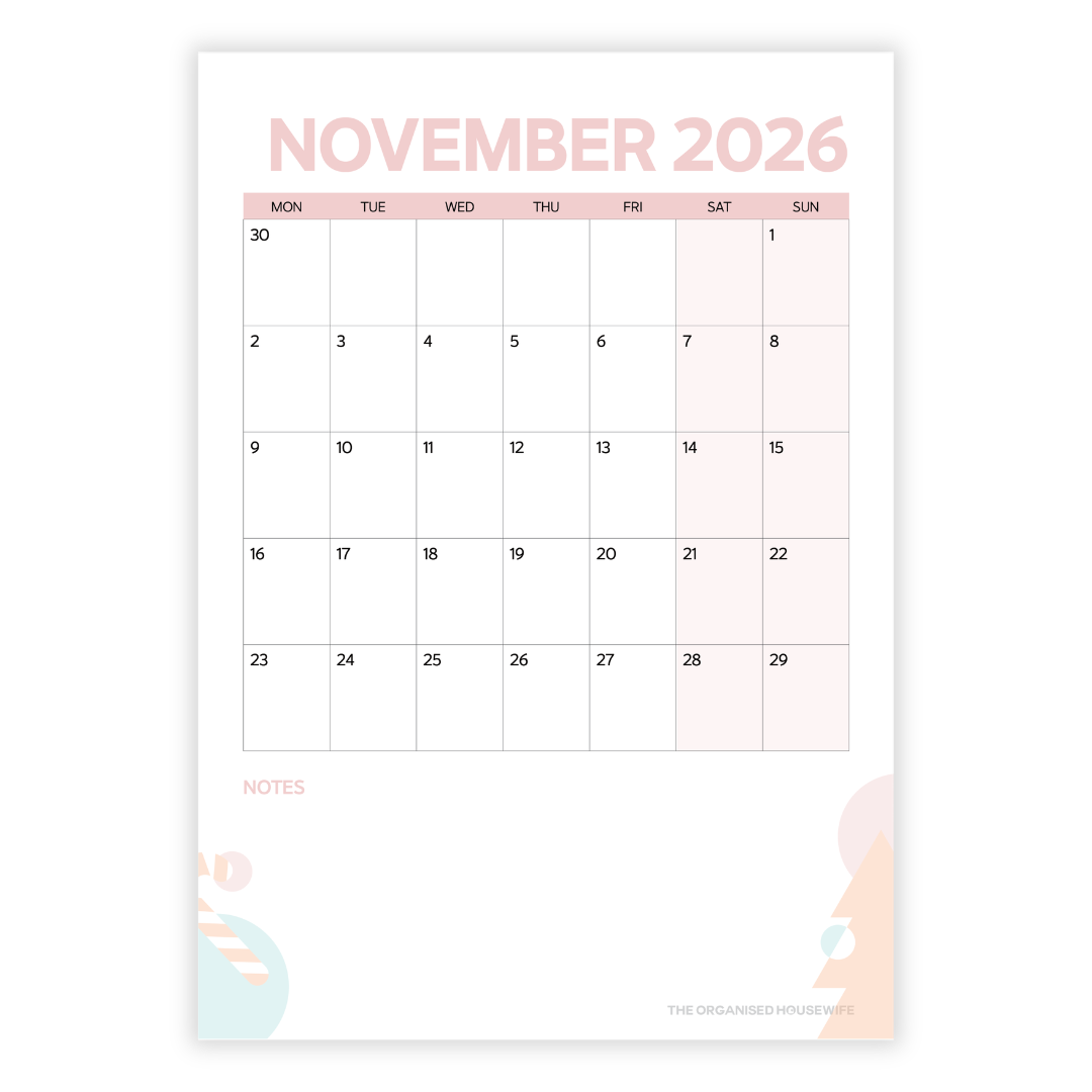 2026 Christmas Planner Calendars