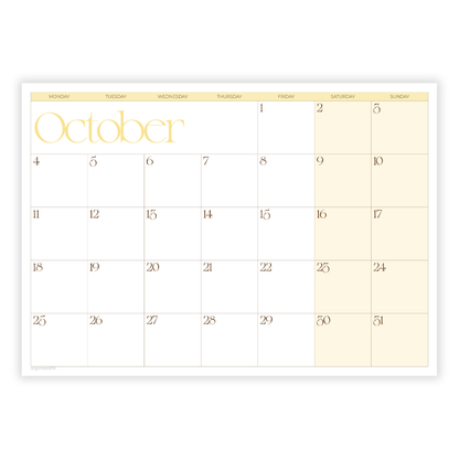 2027 A3 Monthly Planner Calendar