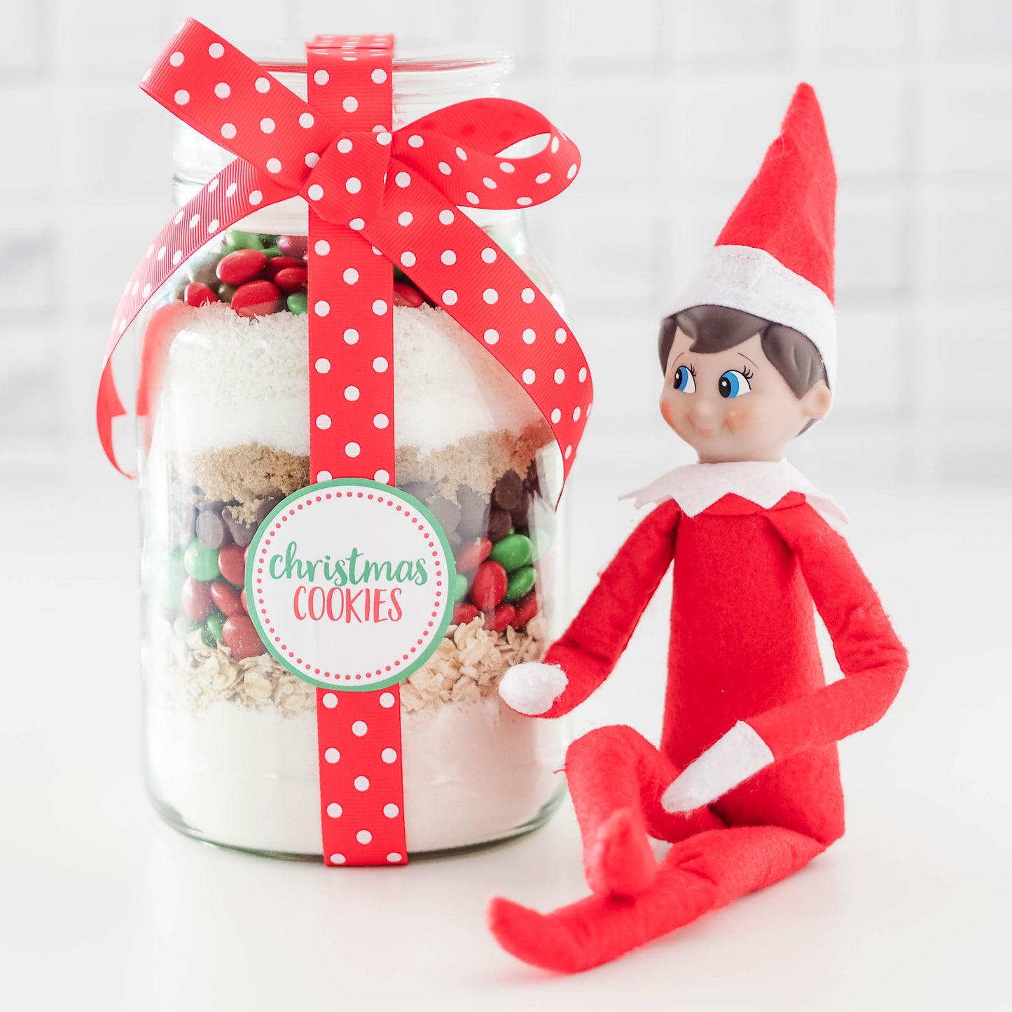 Christmas Cookies in a Jar Labels