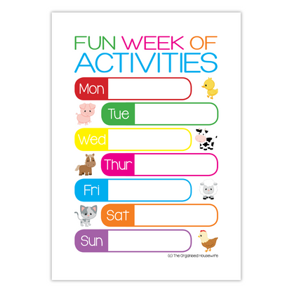 Fun Weekday Activities for kids