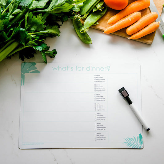 Magnetic Whiteboard Dinner Planner