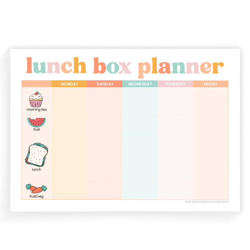 Lunch Box Planner