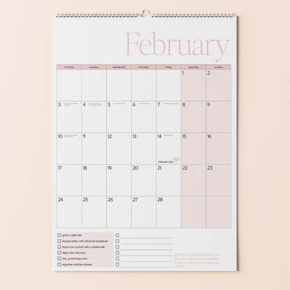 2025 Printable Wall Calendar