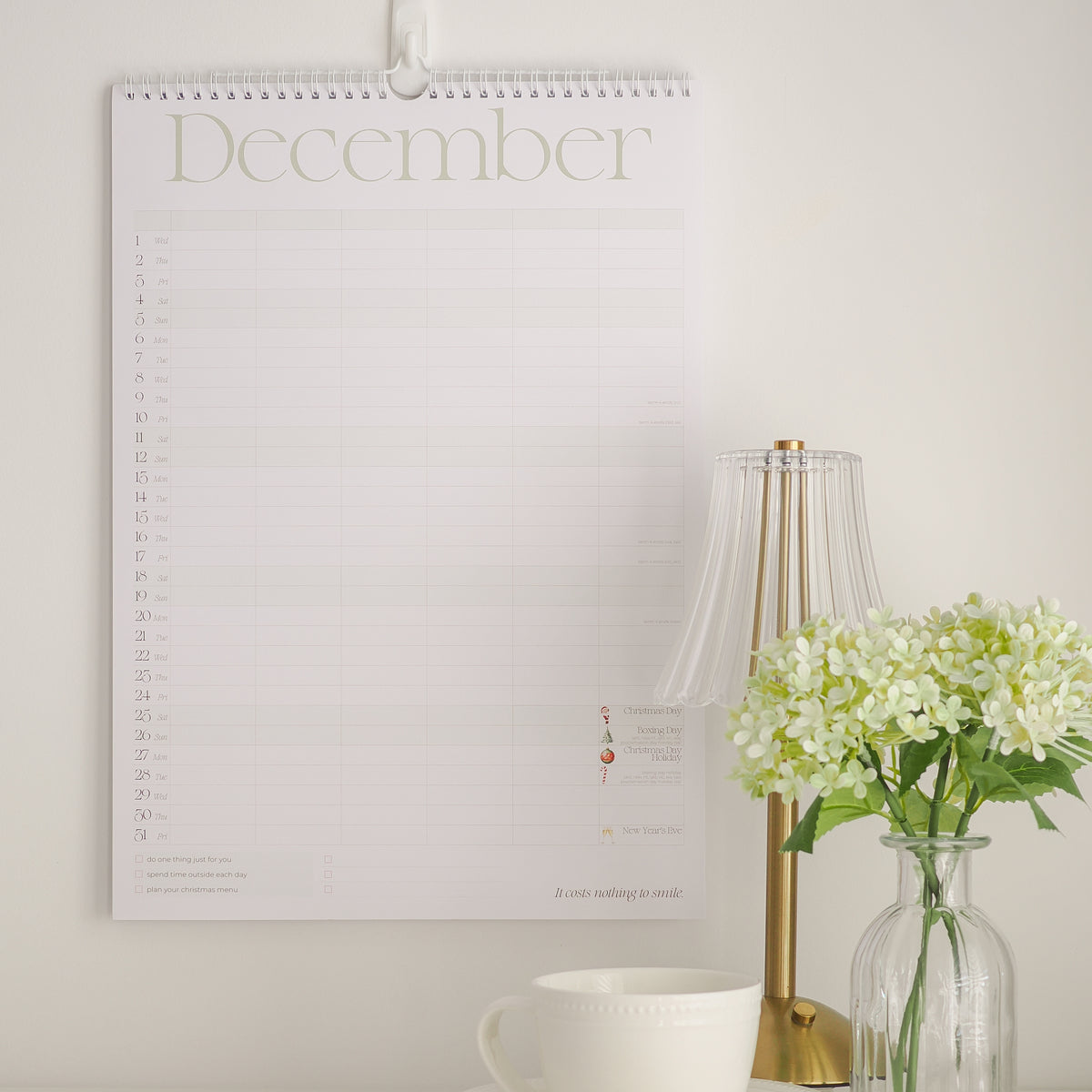 2027 Family Wall Calendar