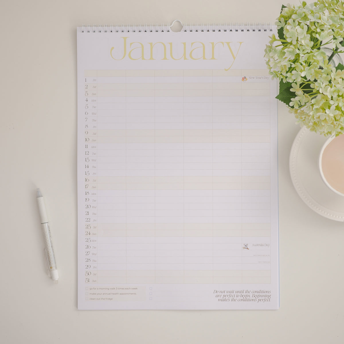 2027 Family Wall Calendar