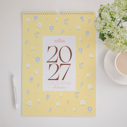 2027 Classic Wall Calendar