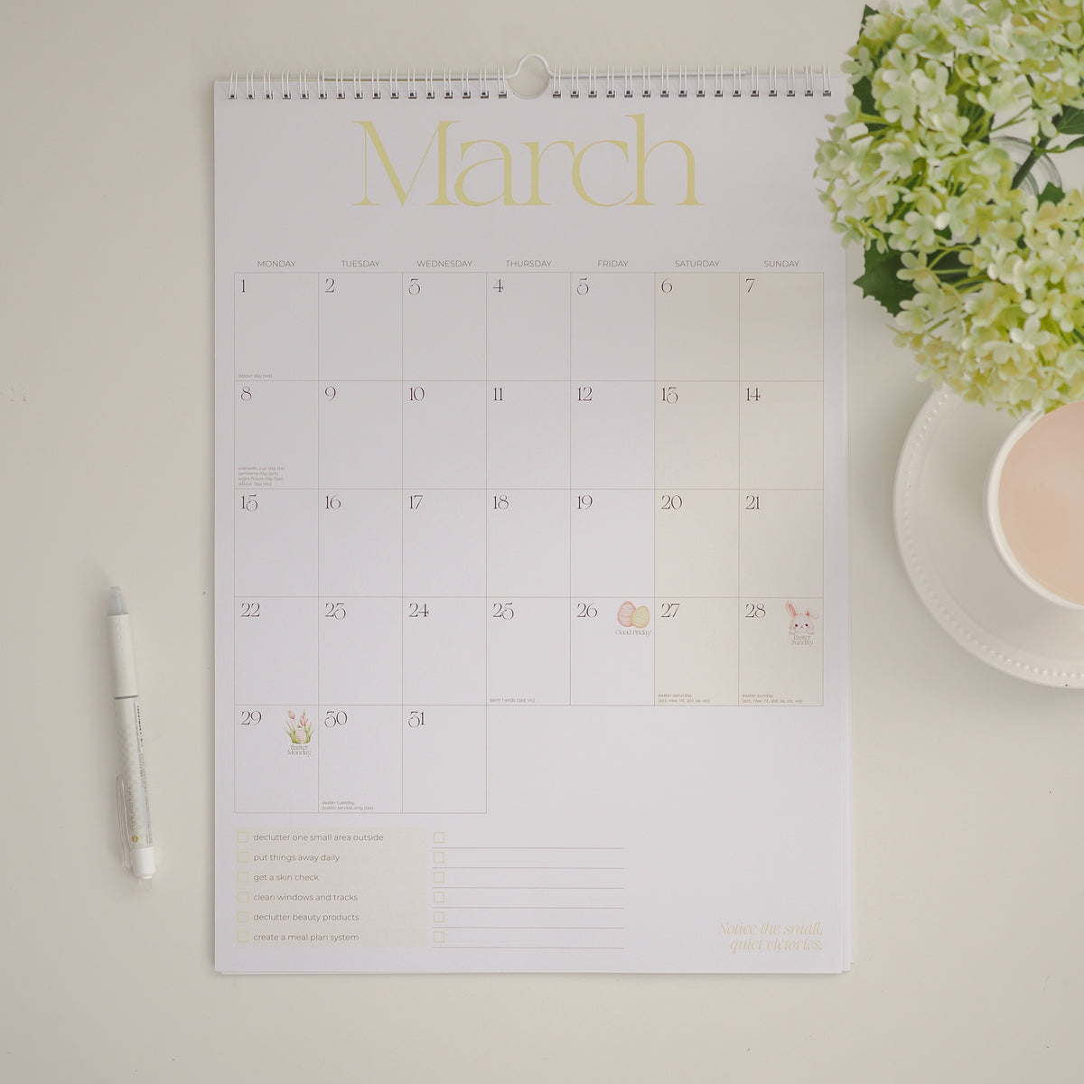 2027 Classic Wall Calendar