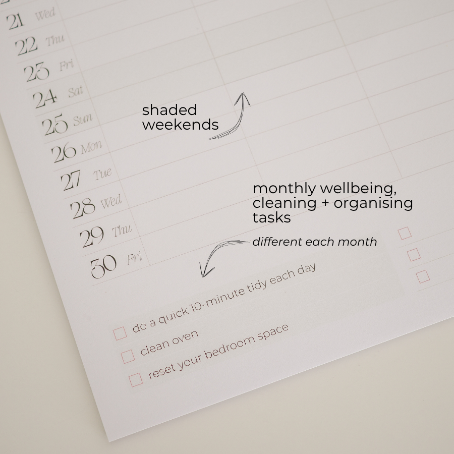 2027 Family Wall Calendar