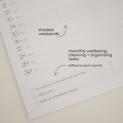 2027 Family Wall Calendar