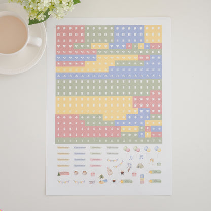2027 Calendar Sticker Sheet