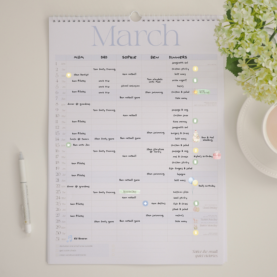 2027 Family Wall Calendar
