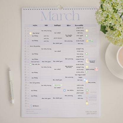 2027 Family Wall Calendar