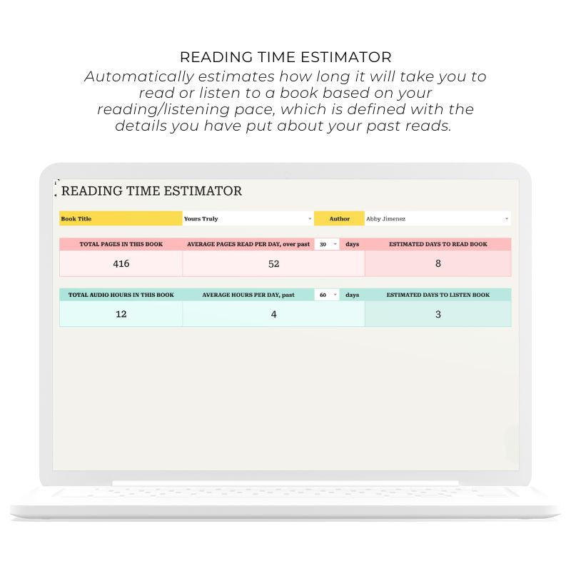 Ultimate Book Tracker Spreadsheet
