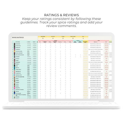 Ultimate Book Tracker Spreadsheet