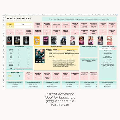 Ultimate Book Tracker Spreadsheet