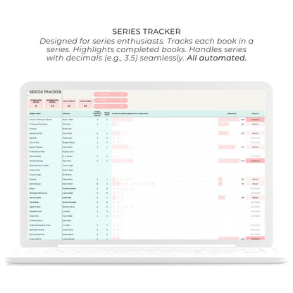 Ultimate Book Tracker Spreadsheet