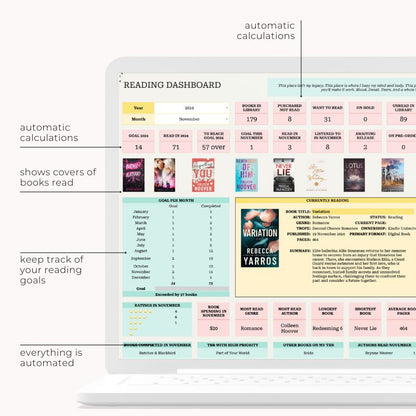 Ultimate Book Tracker Spreadsheet
