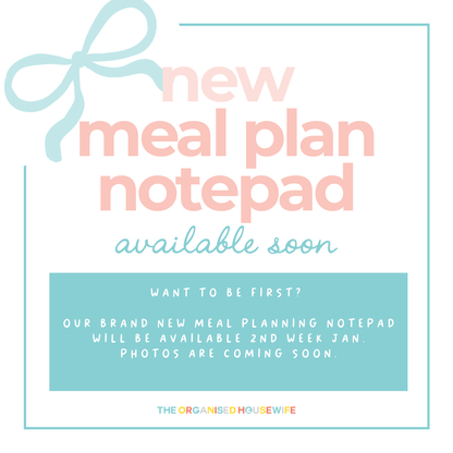 PREORDER: Weekly Meal Plan Notepad
