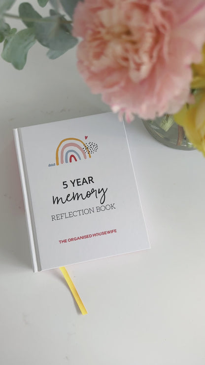 5 Year Memory Reflection Book