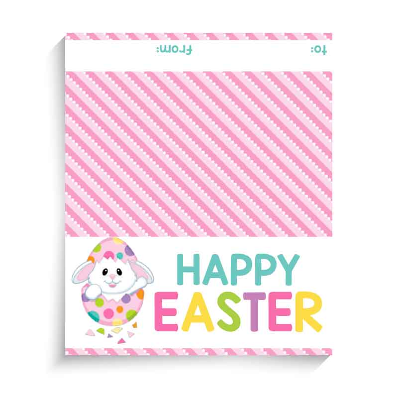 Easter Bag Topper - Happy Easter - Pink or Green