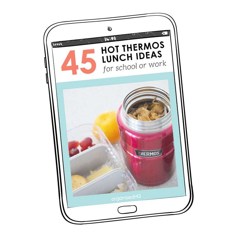 Hot Thermos Lunch Ideas for School or Work eBook